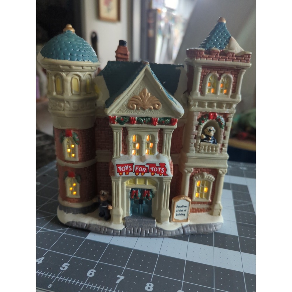 Toys For Tots  Christmas Lighted Christmas Village- Walmart 2020